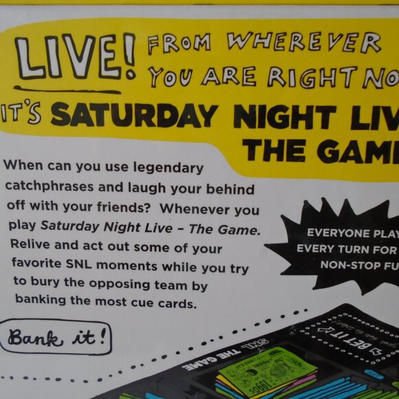 Saturday Night Live The Game Adult Ages 12+ Party Table Game NWT 3488 - Picture 5 of 5
